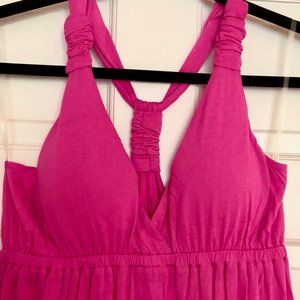 Dress, Long Dress, Pink. Sundress,